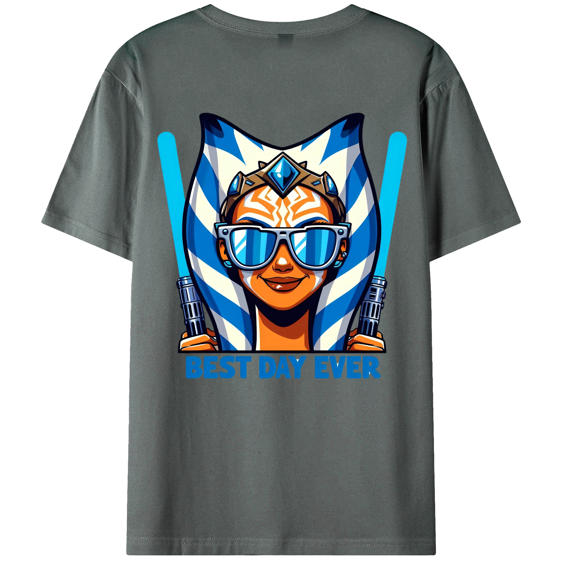 （画像用） スター・ウォーズ Star Wars 綿100％ メンズ半袖Tシャツ（バックプリント） 通気性